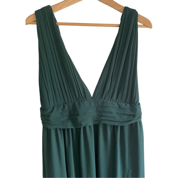 New! Lulus Heavenly Hues Forest Green Maxi Dress - Picture 9 of 12